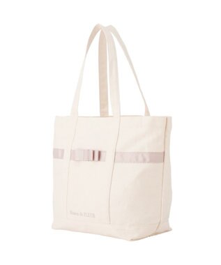 Maison de FLEUR マルチポケット帆布トートMバッグ Ivory