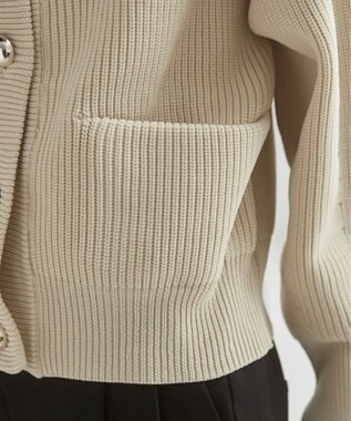 WEGO 【ANGIE VINTAGE】メタルボタンカーディガン ホワイトアイボリー