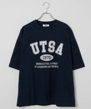 WEGO カレッジロゴBIGT（S） ネイビー