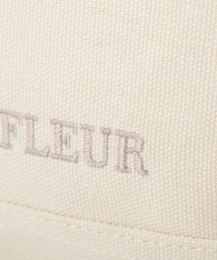 Maison de FLEUR マルチポケット帆布トートMバッグ Ivory