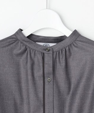 J.PRESS LADIES S ギャバストレッチ ワンピース グレー系