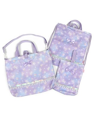 Mother garden マザーガーデン ユニコーン 通園・通学バッグ 3点セット 《フラワー柄》 フラワー柄