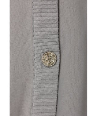 Green Parks ・ＥＬＥＮＣＡＲＥ　ＤＵＥ　２ｗａｙチュールレイヤーカーデ Gray