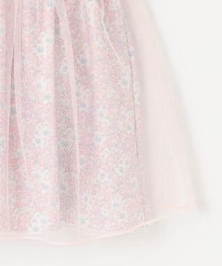 ANY KIDS 花柄チュールワンピース水着 ピンク系