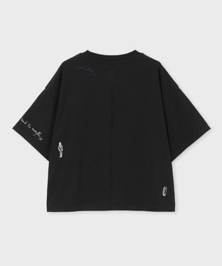 Paul Smith ハンドドローイング刺繍 半袖Tシャツ ブラック