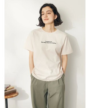 CRAFT STANDARD BOUTIQUE UVカット / You good if you TEE Ivory