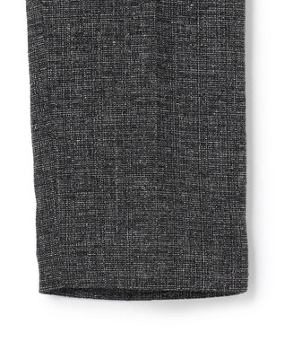 ICB L 【先行予約】ミックスブッチャー クロップドパンツ ブラック×オフホワイト