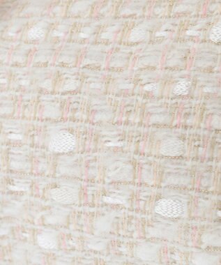 Maison de FLEUR LINTONツイード2Wayミニボストンバッグ Ivory