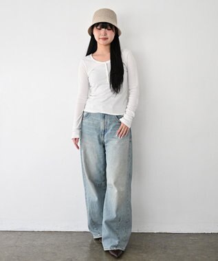 ATRENA 【日本製】ニットバケット ベージュ