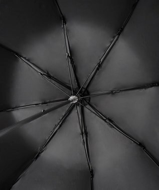 MOONBAT 【晴雨兼用日傘】ランバン コレクション（LANVIN COLLECTION）折りたたみ日傘 グログランリボン ディープブルー