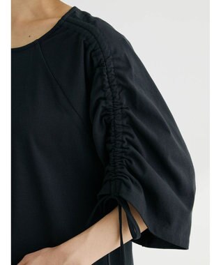 Green Parks 袖ドロストプルオーバー Black