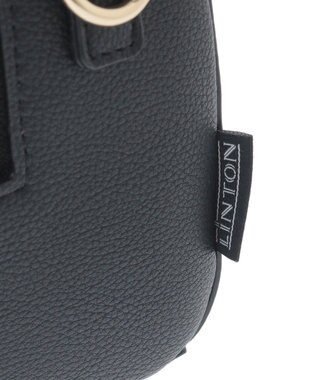 Maison de FLEUR LINTONツイード2Wayミニボストンバッグ Black