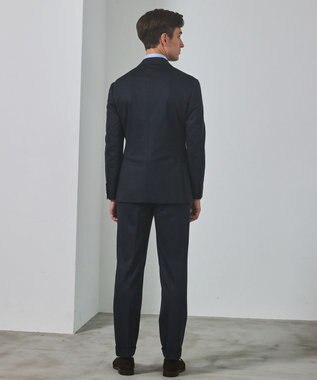 GOTAIRIKU セットアップ対応【洗える/ストレッチ/シワになりにくい】ウォッシャブルジャージー セットアップジャケット_無地（25年モデル） ネイビー系