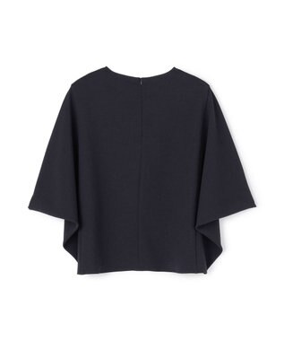 UNFILO ジョーゼット ドルマンプルオーバー ネイビー