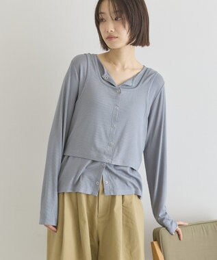 AMERICAN HOLIC 【2点セット】カーディガン+タンクトップ Gray