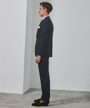 GOTAIRIKU セットアップ対応【洗える/ストレッチ/シワになりにくい】ウォッシャブルジャージー セットアップジャケット_無地（25年モデル） ネイビー系