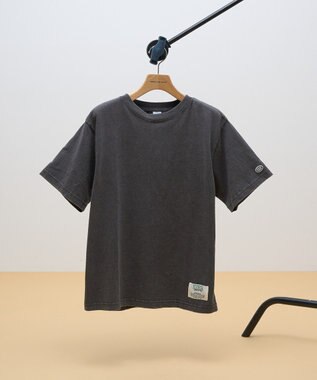 AMERICAN HOLIC DISCUS パウダーブリーチ加工Tシャツ Charcoal Gray