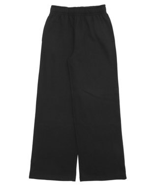 WEGO 【SCHOOLITEM/ウエストゴム】イージーストレートスウェットパンツ ブラック