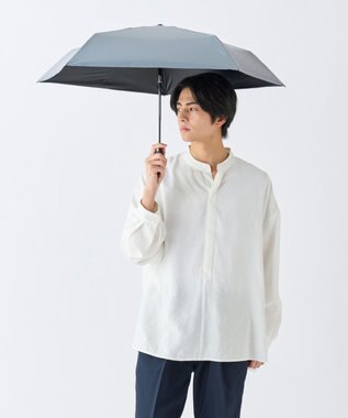 MOONBAT 【遮光100％/超軽量/自動開閉】マジで軽い傘 晴雨兼用 折りたたみ日傘 マジカルテックプロテクション 50cm ライトグレー