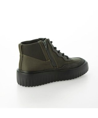 MODE ET JACOMO <D'ICI>プラットフォームハイカットスニーカー カーキキジ