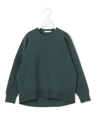 ICB 【洗える】ナンバリングカラーニット  プルオーバー ミッドグリーン系［ソウルナンバー４］