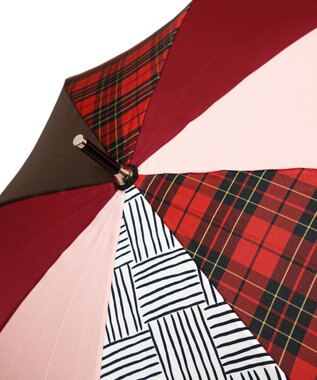 +RING 【UVカット95%以上】【UPF50＋】プラスリング 長傘60cm WNE T1281 赤