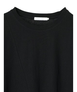 AMERICAN HOLIC アシンメトリー切替カットチュニック Black