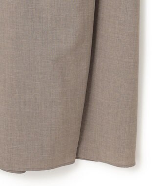 BEIGE， 【洗える/接触冷感/速乾/UVケア対応】BATEAU / フレンチスリーブAラインタックワンピース Taupe