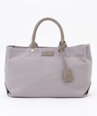 J.PRESS LADIES 【2way・撥水】キャンバス トート バッグ グレー系