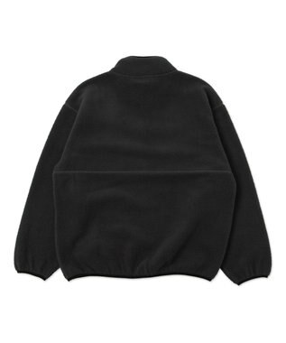 WEGO 【ユニセックス着用】フリース　ハーフZIPプルオーバー ダークグレー