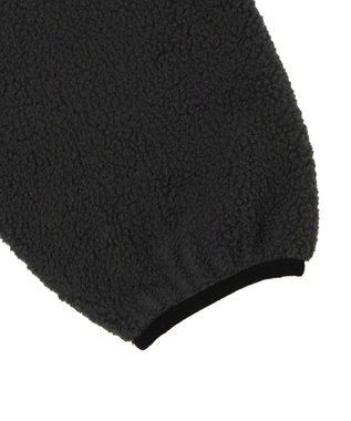 WEGO 【ユニセックス着用】フリース　ハーフZIPプルオーバー ダークグレー