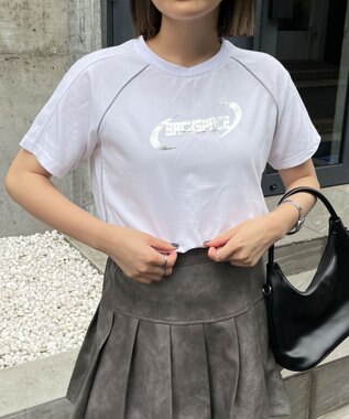 WEGO スポーツグラフィックT ホワイト