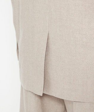 uncrave ヘリンボーン リネン ジャケット（uncrave WHITE） フラックスA