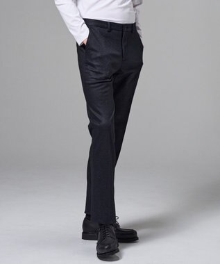 JOSEPH HOMME 新素材【セットアップ対応 / ストレッチ】スロープドビージャージー　テーパードパンツ / CITY EASY ネイビー系