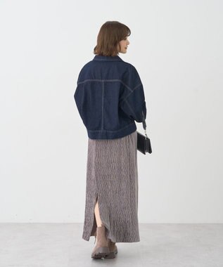 earth music&ecology シャイニーベロアスカート Gray