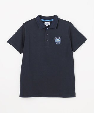J.PRESS KIDS 【140-170cm】エンブレムポロシャツ ネイビー