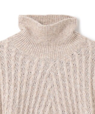 JOSEPH ファジーケーブル　ハイネックニット Khaki