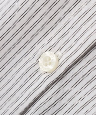 AMERICAN HOLIC 【イージーケア】ストライプVネックシャツ Off White