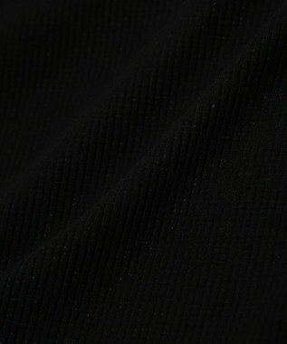 Green Parks カップ付ラメリブベアトップ Black