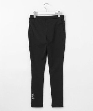 23区GOLF 【WOMEN】ストレッチ裏フリースレギンスパンツ ブラック系