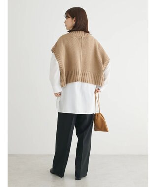 Green Parks ・ＳＵＧＡＲ　ＳＰＯＯＮ　ショートニットベスト Beige