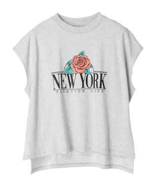 Green Parks ■別注ＲＵＳＳＥＬＬ　ＡＴＨＬＥＴＩＣ　ワイドフレンチＴ Gray Mixture