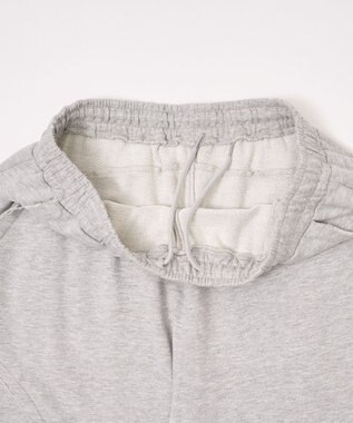 WEGO 【ユニセックス着用ITEM/ウエストゴム/MLサイズ展開】バルーン3Dスウェットパンツ 杢グレー