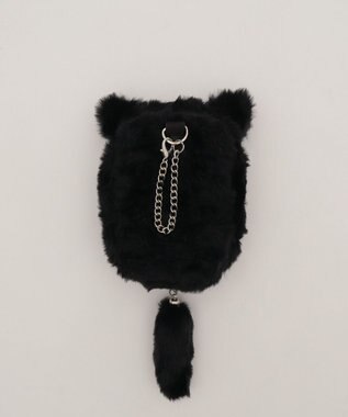 WEGO 【痛バ＆推し活ITEM】なりきりネコぬいポーチ ブラック