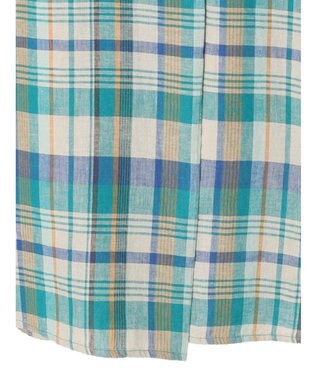 AMERICAN HOLIC ラップ風チェックスカート Green