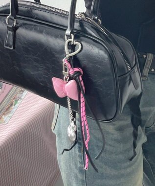 WEGO リボンクッションセットキーホルダー ピンク