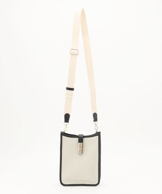 LA BAGAGERIE スクエアレザーミニショルダーバッグ