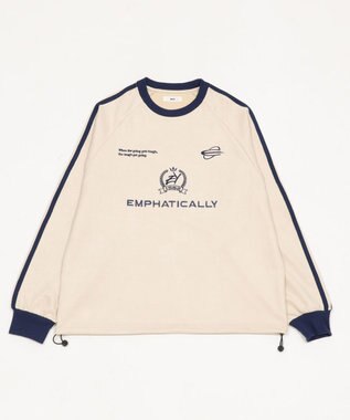 WEGO 【ユニセックス着用ITEM】フェイクスウェードゲームプルオーバー ホワイトアイボリー