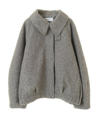 Green Parks ２ＷＡＹカラーコクーンブルゾン Gray Mixture