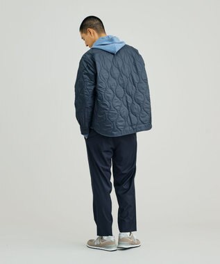 J.PRESS YORK STREET 【UNISEX】キルティング シャツジャケット ネイビー系